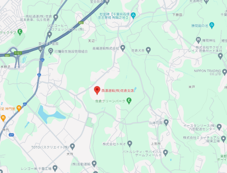 西濃運輸地図 | ELEMOs