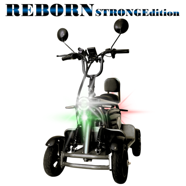 【航続距離約80kmストロングな走り・免許不要・特定小型四輪】ELEMOs4 REBORN STRONG Edition