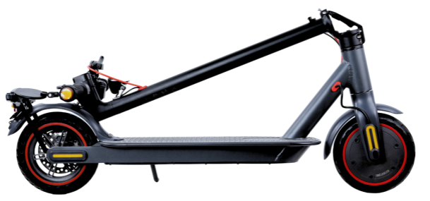 折り畳んだ電動キックボード