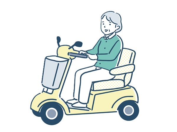 202202ACシニア介護関連電動カート女性ol | ELEMOs