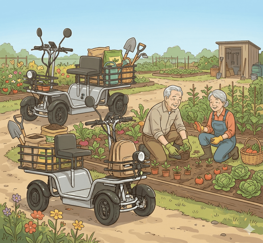 エレカーゴで趣味を楽しむ家庭菜園 | ELEMOs