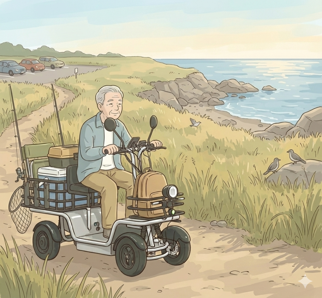 エレカーゴに釣り具を載せて移動 | ELEMOs