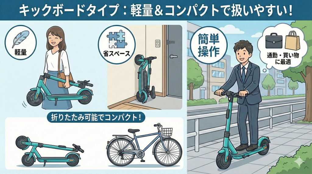 メリットキックボードタイプ | ELEMOs