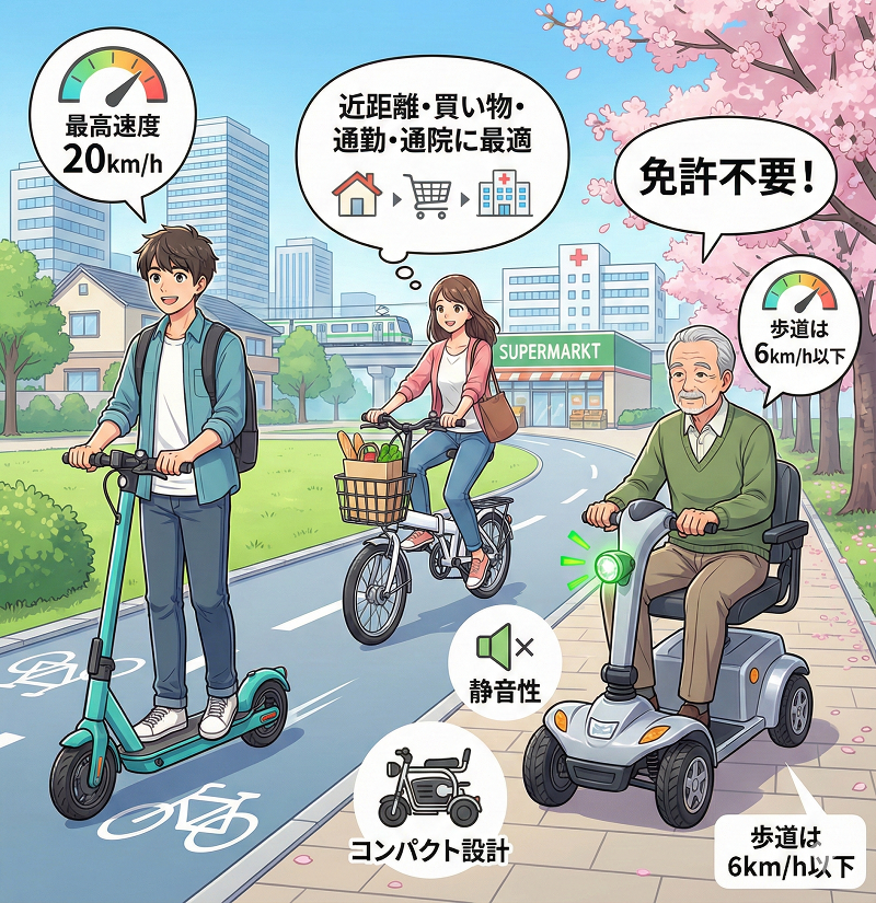 特定小型原付の特徴 | ELEMOs