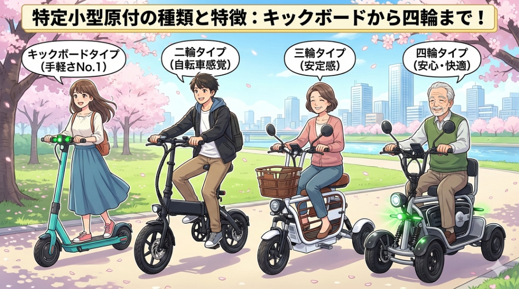 特定小型原付の種類一覧 | ELEMOs