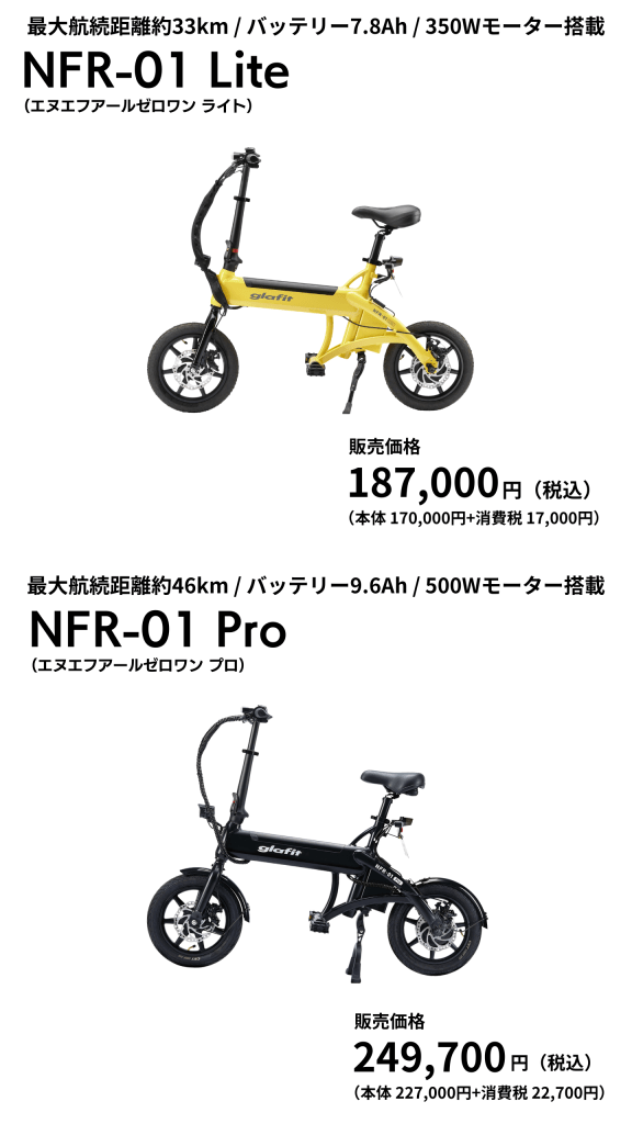免許不要・公道走行OK・アクセルでスイスイの自転車型電動二輪】glafit