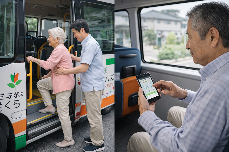 デマンド交通乗合タクシーコミュニティバス | ELEMOs