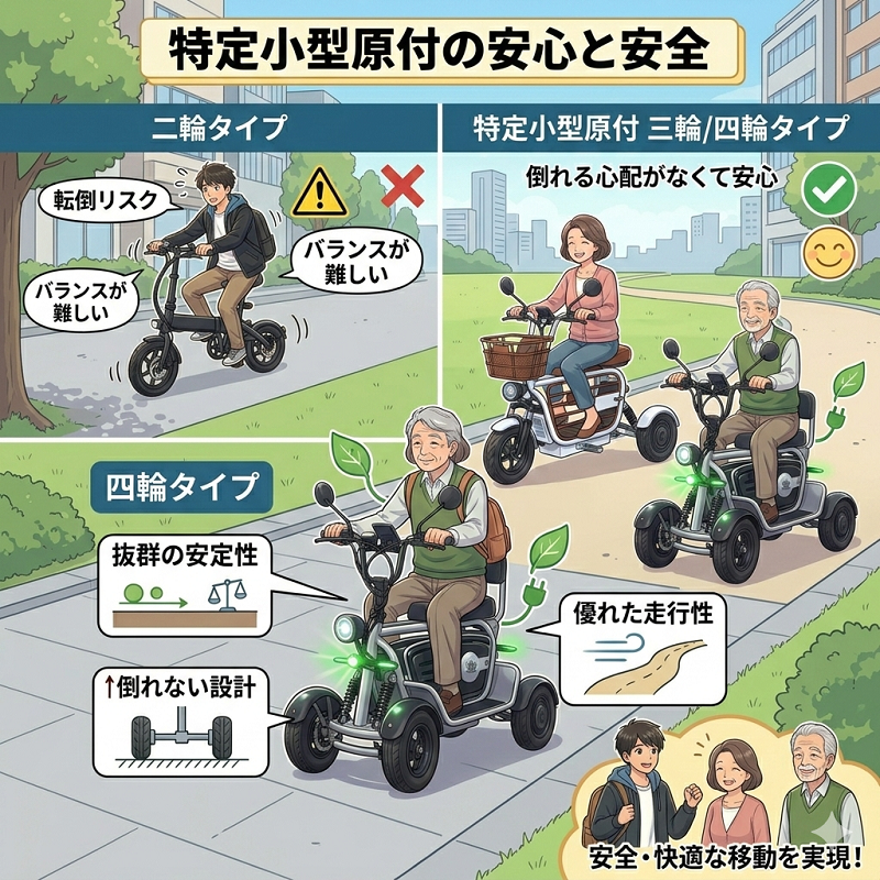 特定小型原四輪なら安心 | ELEMOs