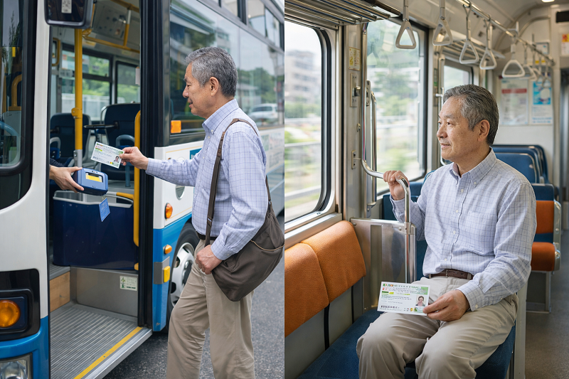 路線バスの利用風景 | ELEMOs