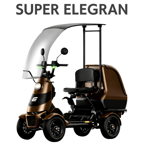 【免許不要・移動の快適さに特化したルーフタイプ ・航続距離最大約130km】SUPER ELEGRAN