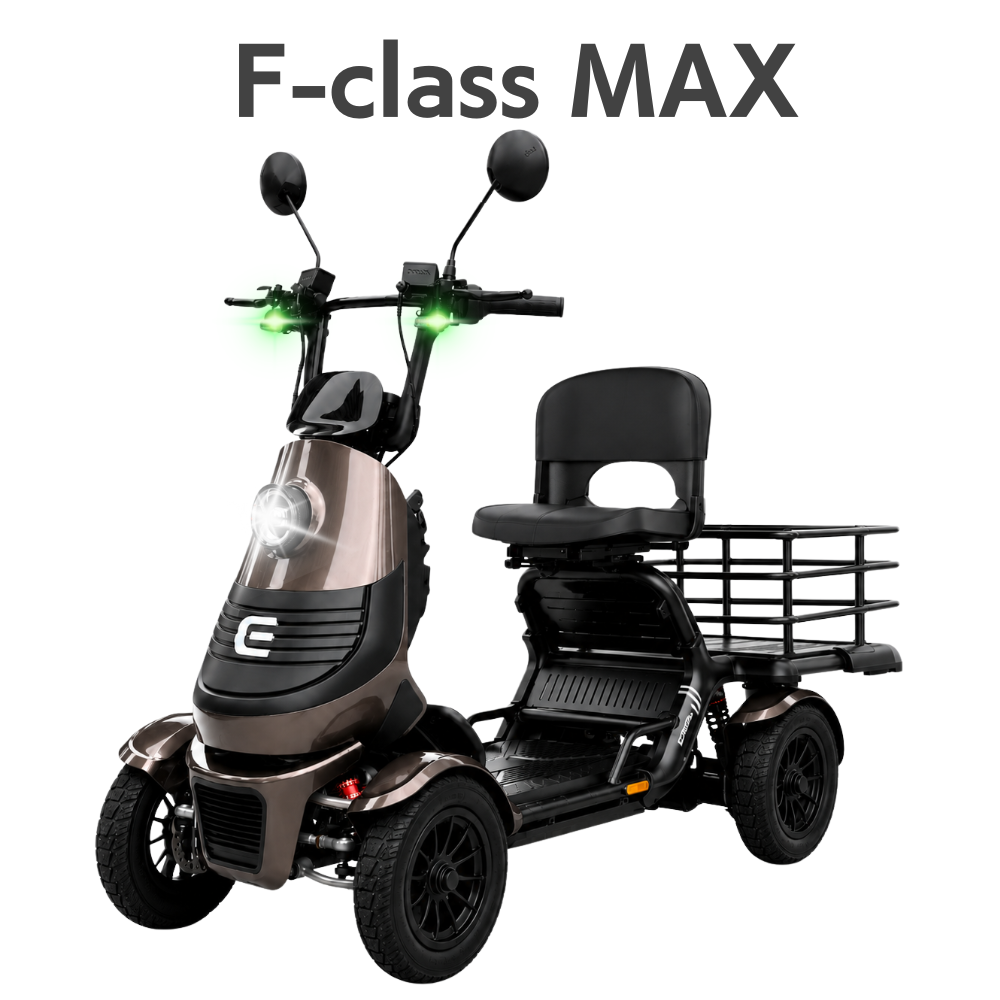 【免許不要・積載力とスタイルは唯一無二・航続距離最大約130km】エレグラン F-class MAX(エフークラスマックス)