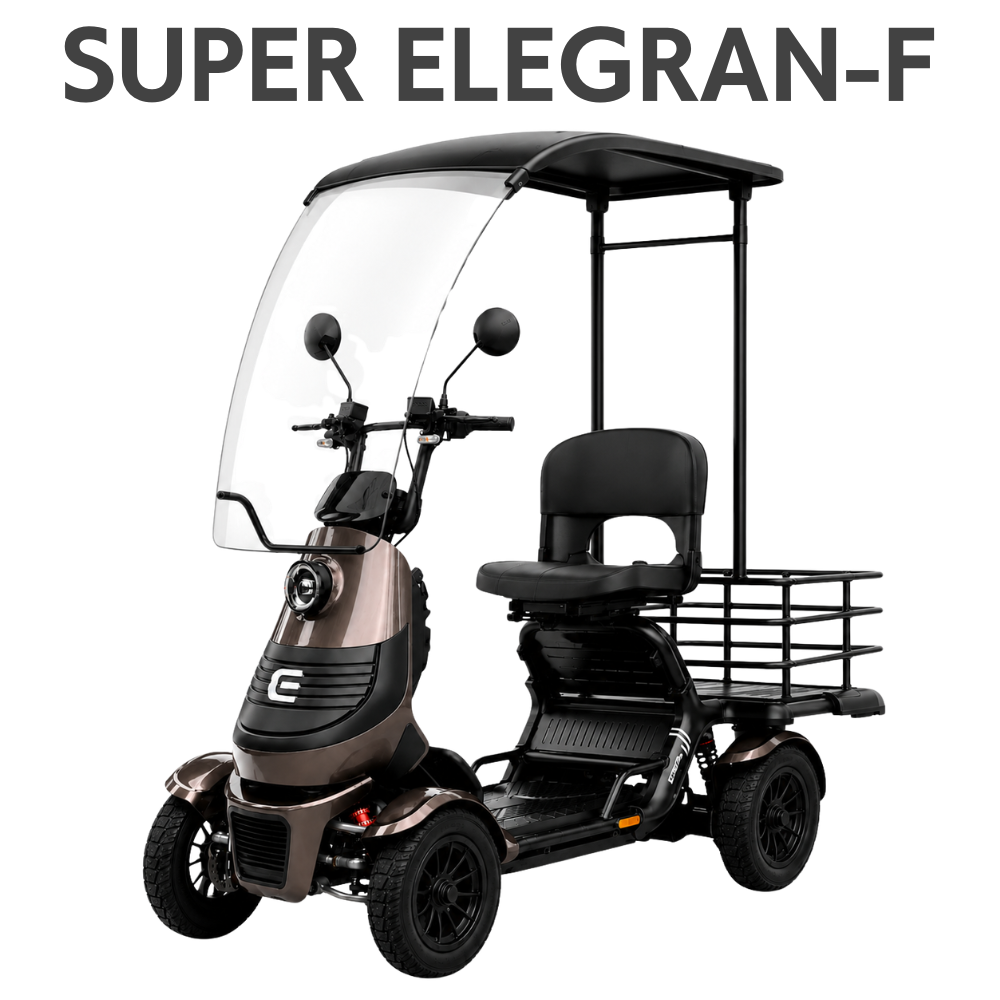 【免許不要・フレームタイプ＆ルーフの完成形 ・航続距離最大約130km】SUPER ELEGRAN-F